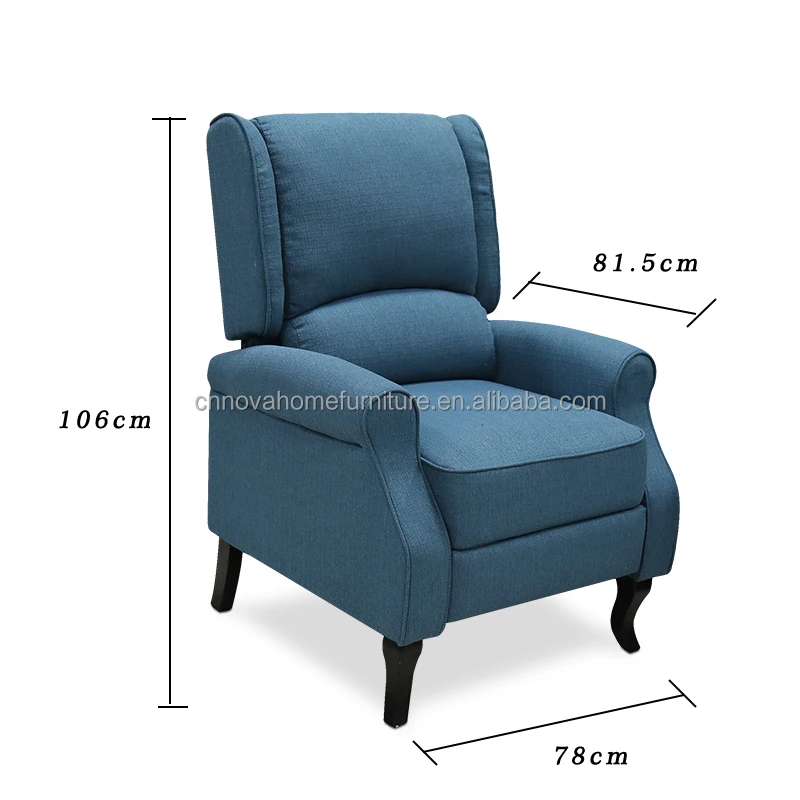 Hot Selling Fabric Push Back Recliner Sofa Chair Mail Order Packing Furniture