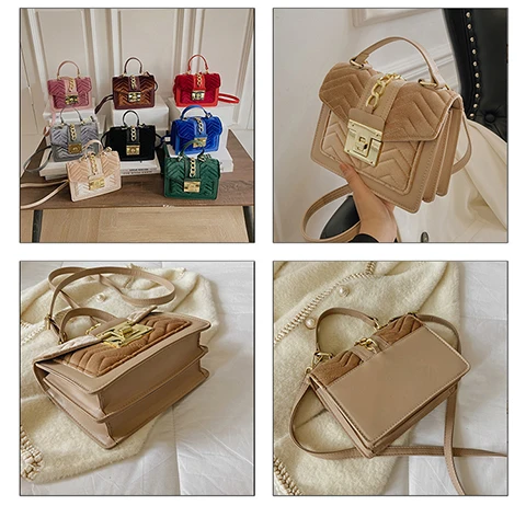 Wholesale Luxury Handbags Designer Velvet Bags For Women Fashion Small ...