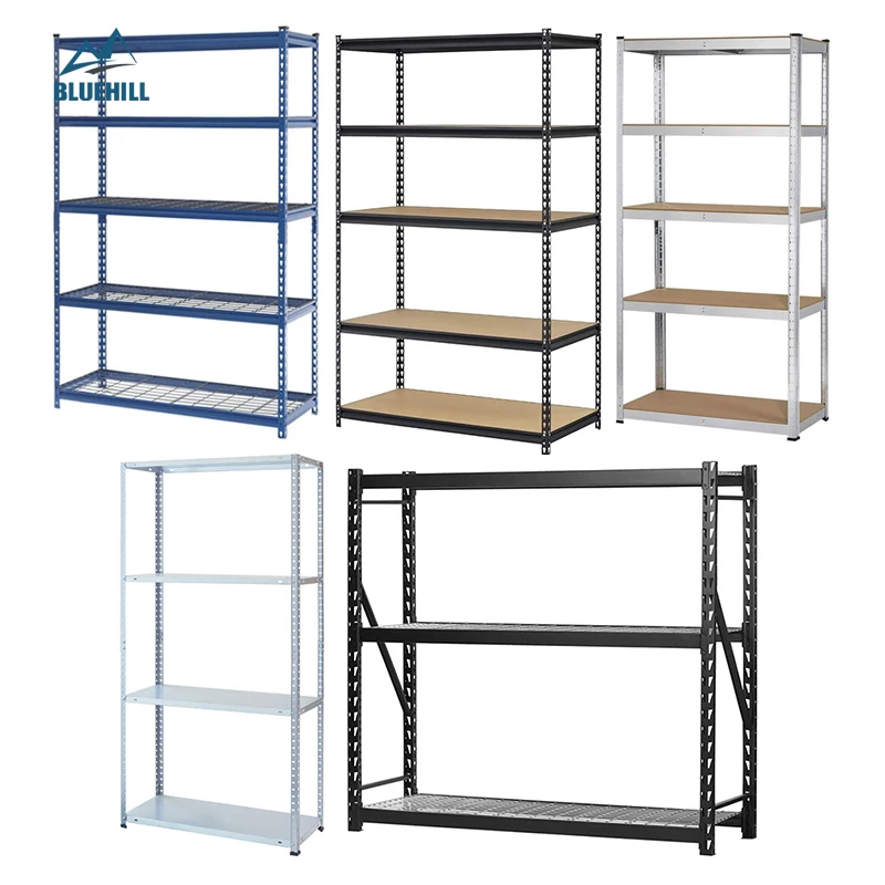 5 Layer Metal Storage Bolt Free 175 kg Load Capacity Shelf Shelving Unit Boltless Rack Close Thick