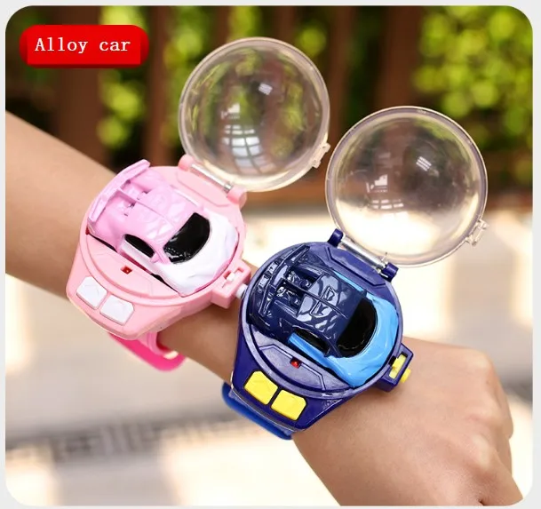 Chargeable Mini Electric Wrist Racing Watch Remote Control Car Rc Car