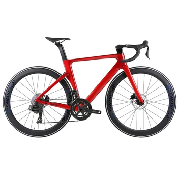 Carbon fiber electric bicycle with Powerful 500W Central Motor and 60V Aluminum Alloy Rear Carrier Carbon Fibre Frame
