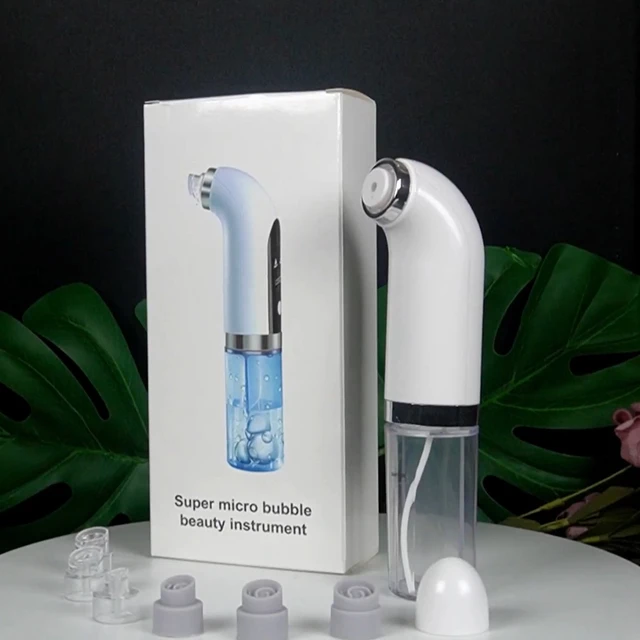 New Beauty Products  Facial Pore Face Cleaner Electric Micro Small Bubble Pore Cleansing Device  Acne Vacuum Blackhead Remover