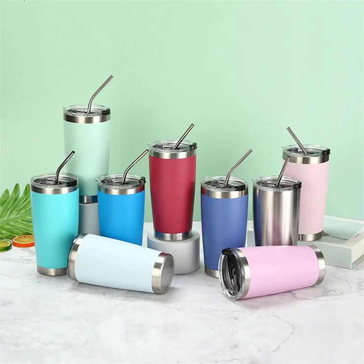 Bulk 50pcs 20oz Travel Mug Stainless Steel Wine Tumbler with Seal