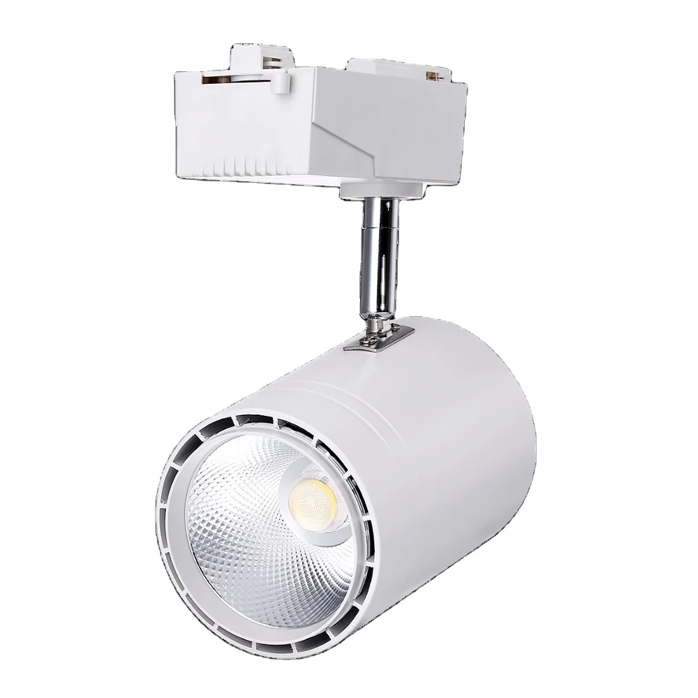 30W LED Track Light IP20 Track Spotlight one Phase Track Lighting for Retail Shops