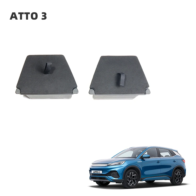ATTO 3 Trunk Storage Boxes On Both Sides ABS Plastic Car Cargo Storage Rear Trunk Organizer For BYD Yuan Plus