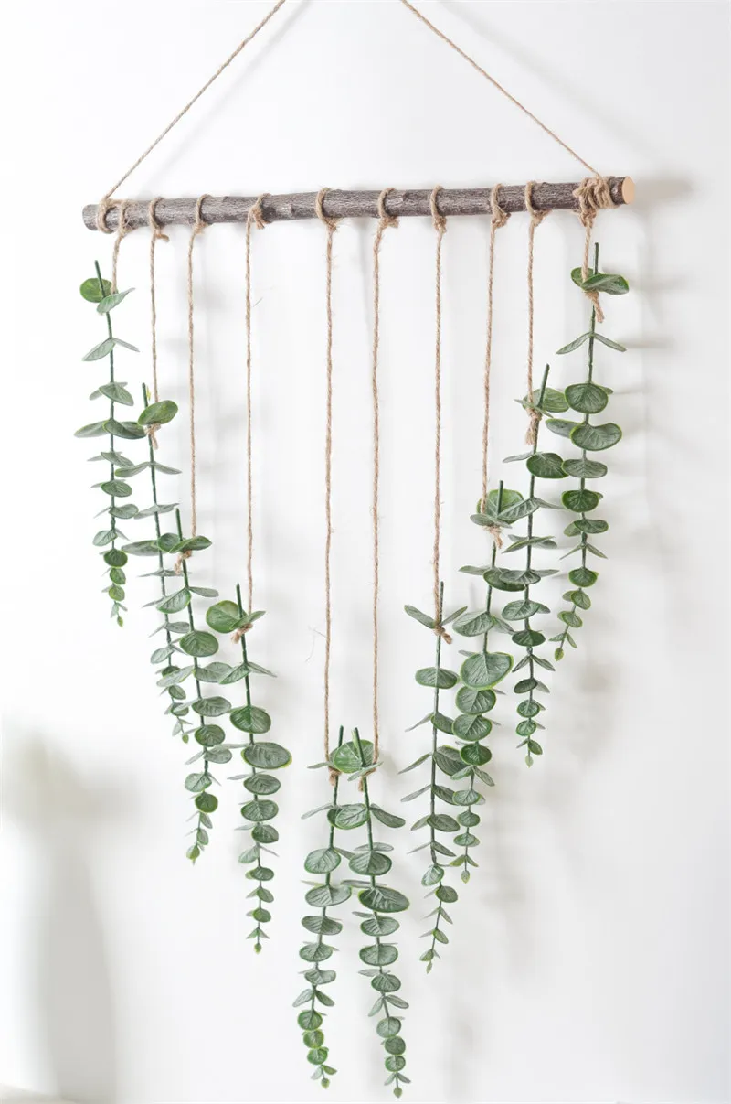 M03413 Hot Selling Greenery Leaves Wall Decoration Preserved Leaves 