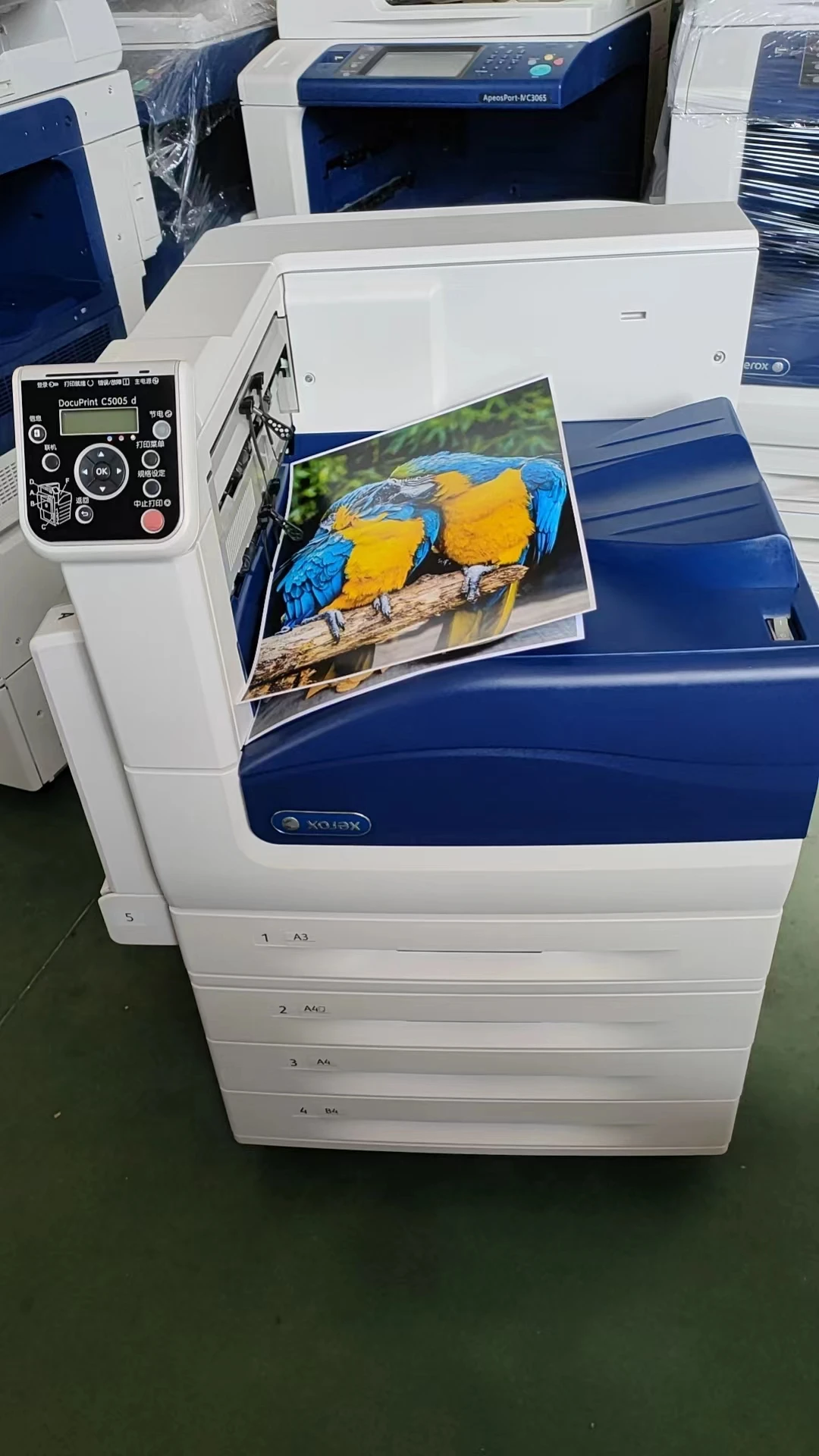 Xerox Docuprint C5005d - High-Speed Color Printer Control Panel