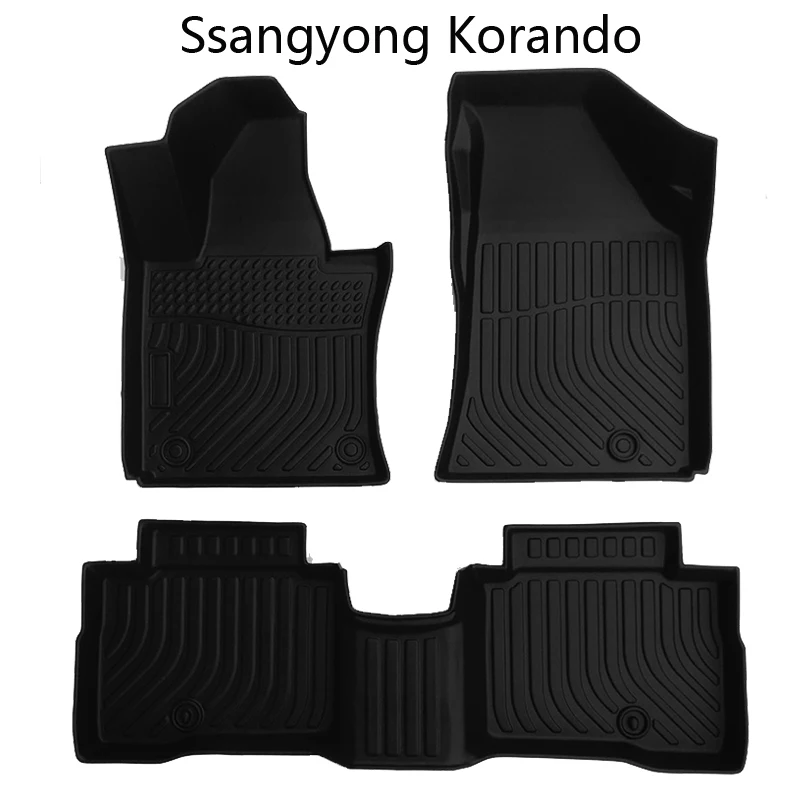TPE Car Mat for Ssangyong Rexton Musso Floor Liners Auto Parts