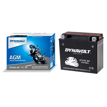 Lead battery motorcycle 12V 6Ah 85A DTX7A-BS Dynavolt