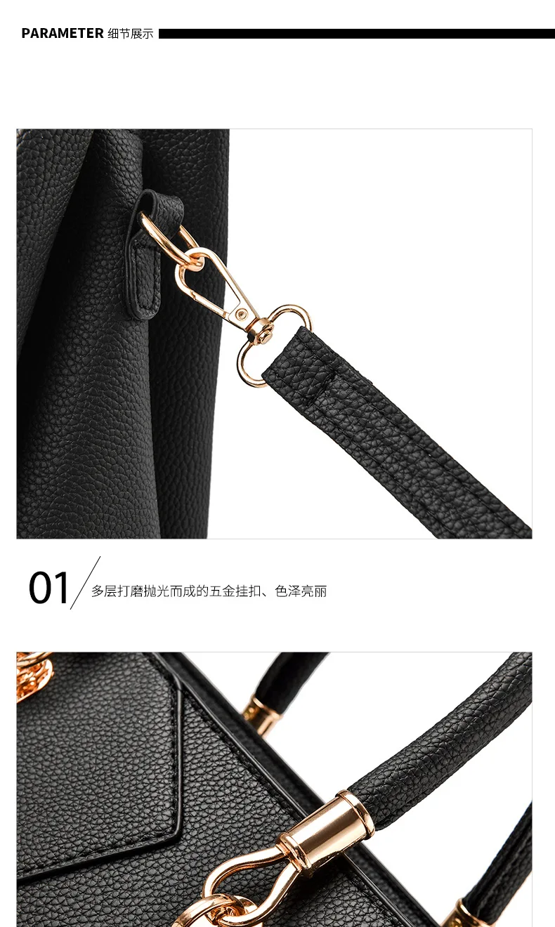 Wholesale High Quality Woman Handbag Trendy Fashion  PU Tote Bag  Single Shoulder Bag  for Women