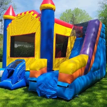 Commercial Jump Bouncing Castles And Slide Inflatable Bouncer Castle For Kids Bouncy Bounce House Combo