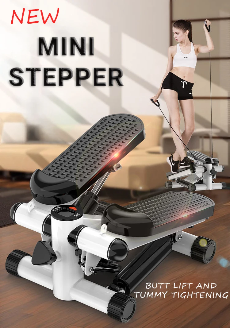 Mini Stepper - Poldable - Pliable - Vert - Fitness - Pédale De Pied - Sport