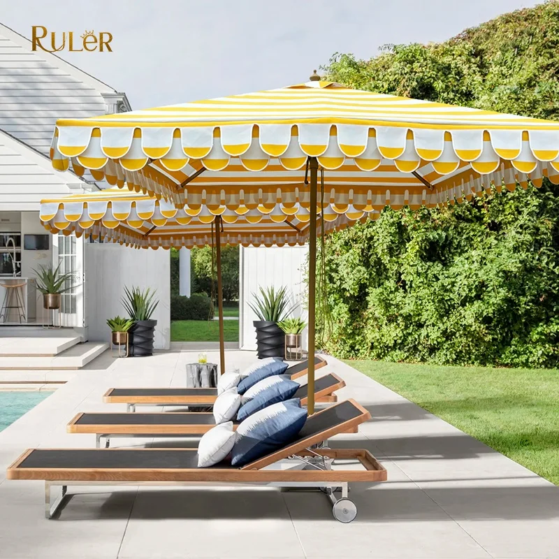 evergreen patio umbrella multicolored (2 pack) Mainstays 9' Multi Stripe Round Outdoor Tilting Market Patio  Umbrella with Crank