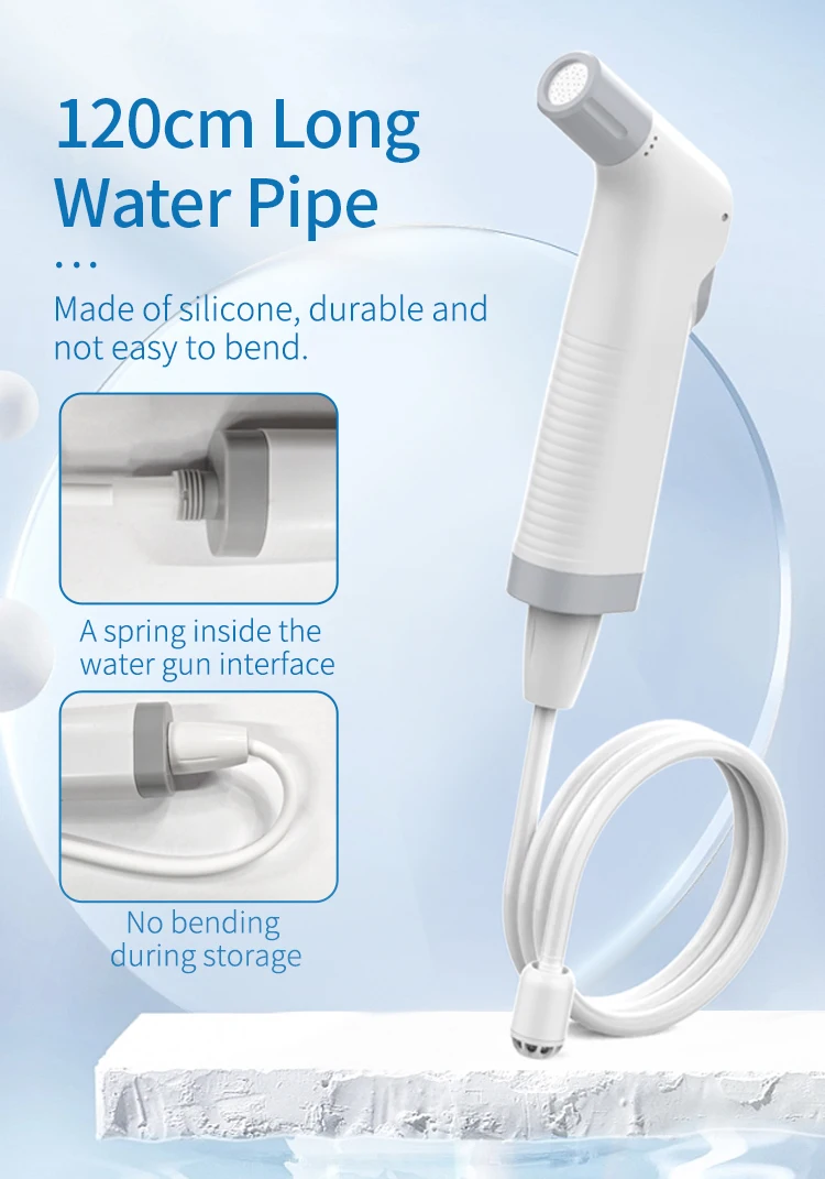 Toilet & Accessories Installation-free Electric Handheld Portable Bidet 2 Spray Modes Bidet Shattaf Perfect for Home Use details