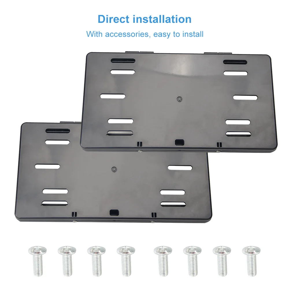 Motorcycle Electric License Plate Frame Hideaway Shutter Cover