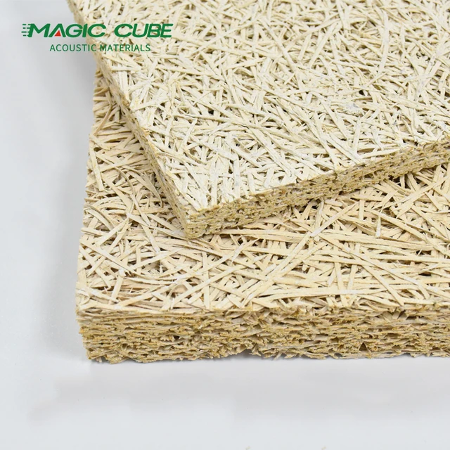 2024 Eco Friendly  Top Selling decor interior 1220*2440 Anti-fire wood wool panel for home luxury