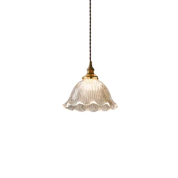Japanese Retro Style Glass Pendant Light Nordic Minimalist Restaurant bar Glass Pendant Lamps