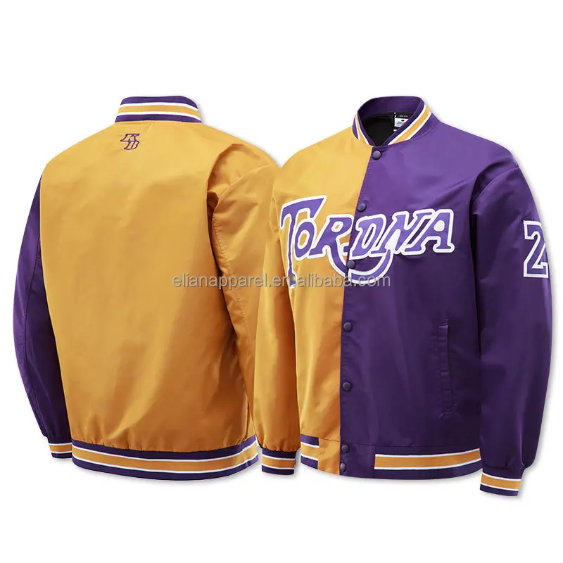 Wholesale N-B-a Lakers Champion Jackets Mamba Full Zipper Coat