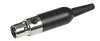 4 pin shure jack black