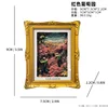 Red grapevine photo frame fridge magnet decoration
