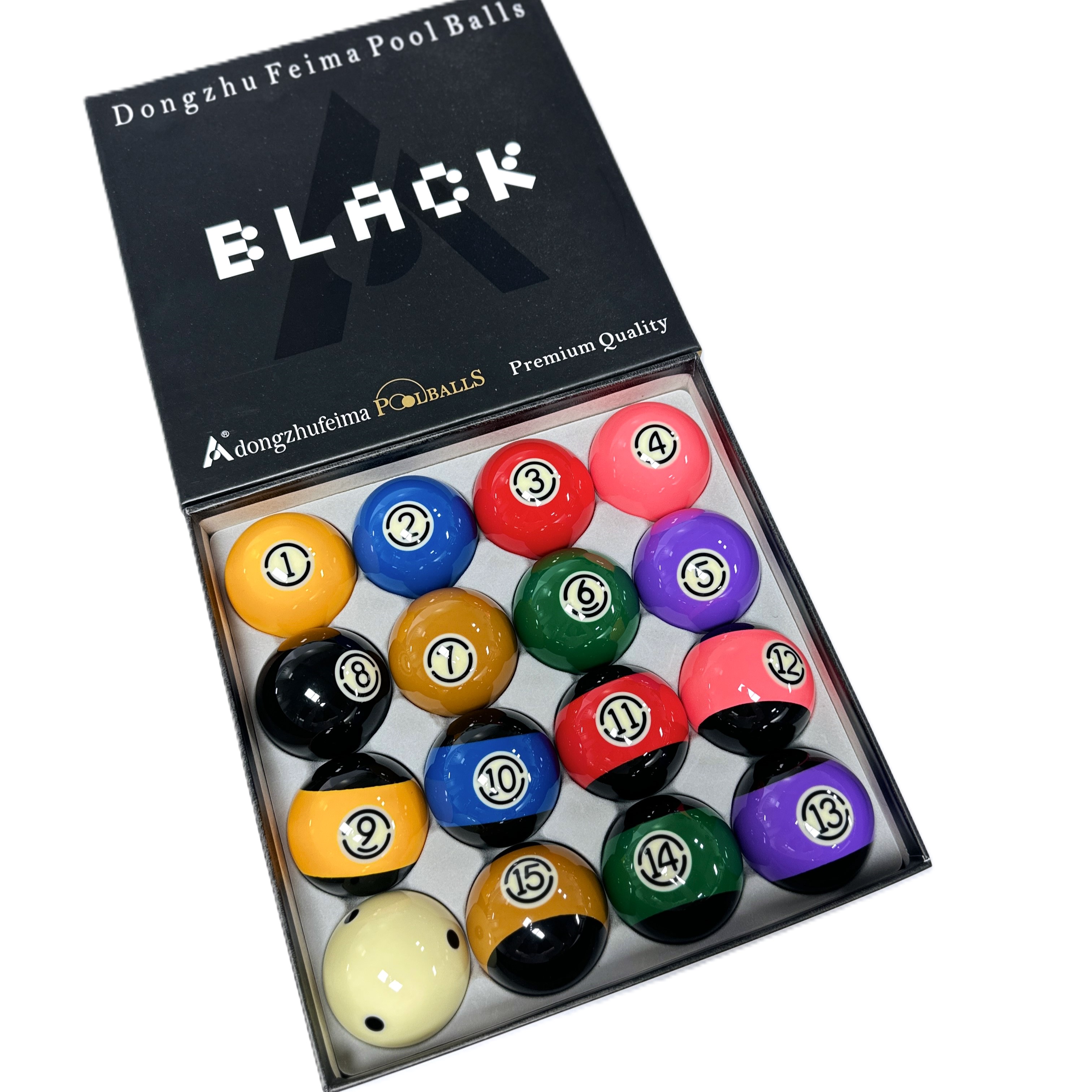 新作人気 Professional Billiard Pool Balls - High End 8A Resin Set ビリヤード