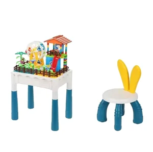 ITTL Boys Stem Christmas Toys Creative and Changeable Custom Toy Manufacturing Number Building Blocks Toys Table 154PCS