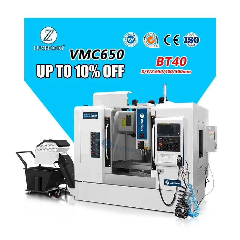 4 Axis Cnc Milling Machine VMC650 Small Cnc Milling Machine