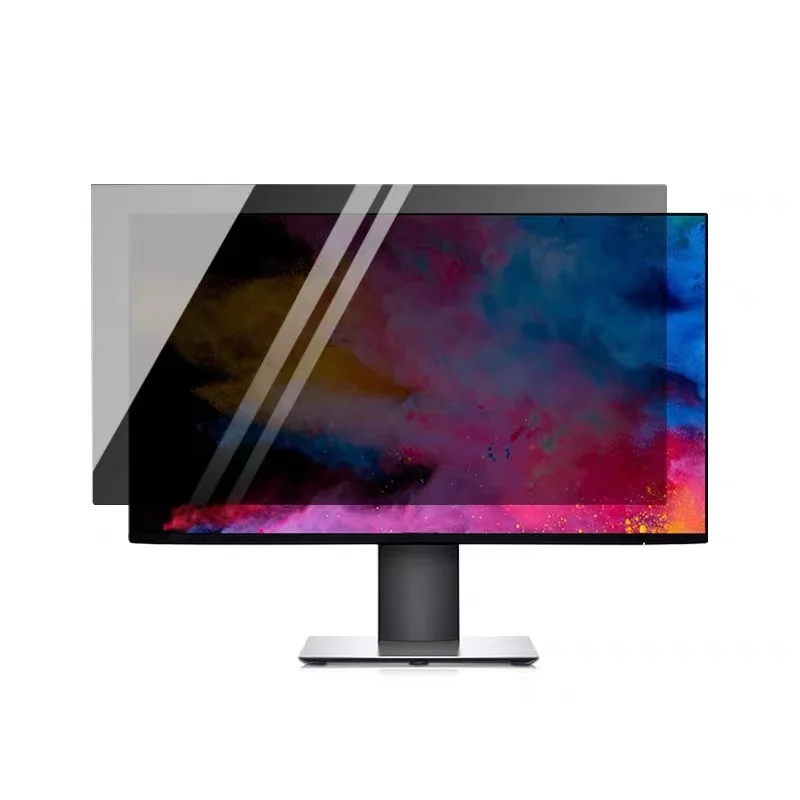 Anti Peeping Removable 23inch 24inch Transparent Blue Light Acrylic