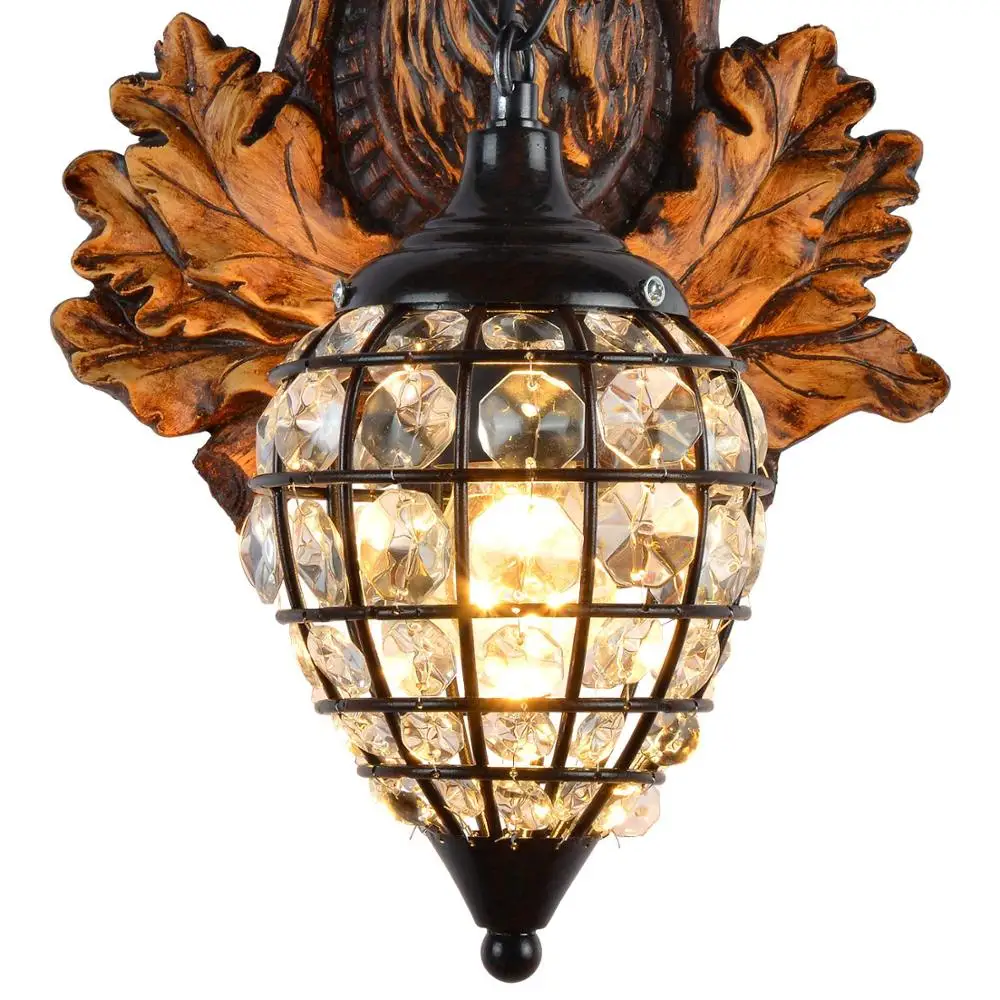 Рождественское настенное украшение, винтажные настенные конусы, лампа, внутреннее освещение