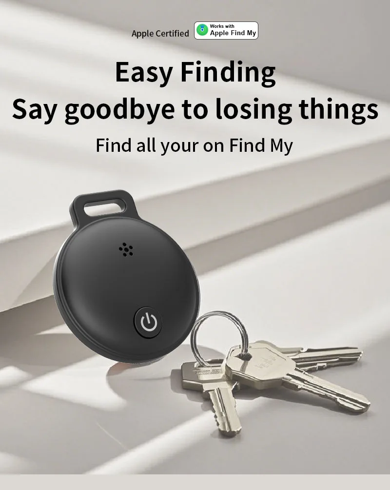 Portable Anti-loss Key Finder GPS Tracker Pet Smart Tag for Apple FindMy Real Time Tracking Device for GPS Tracker for Kids