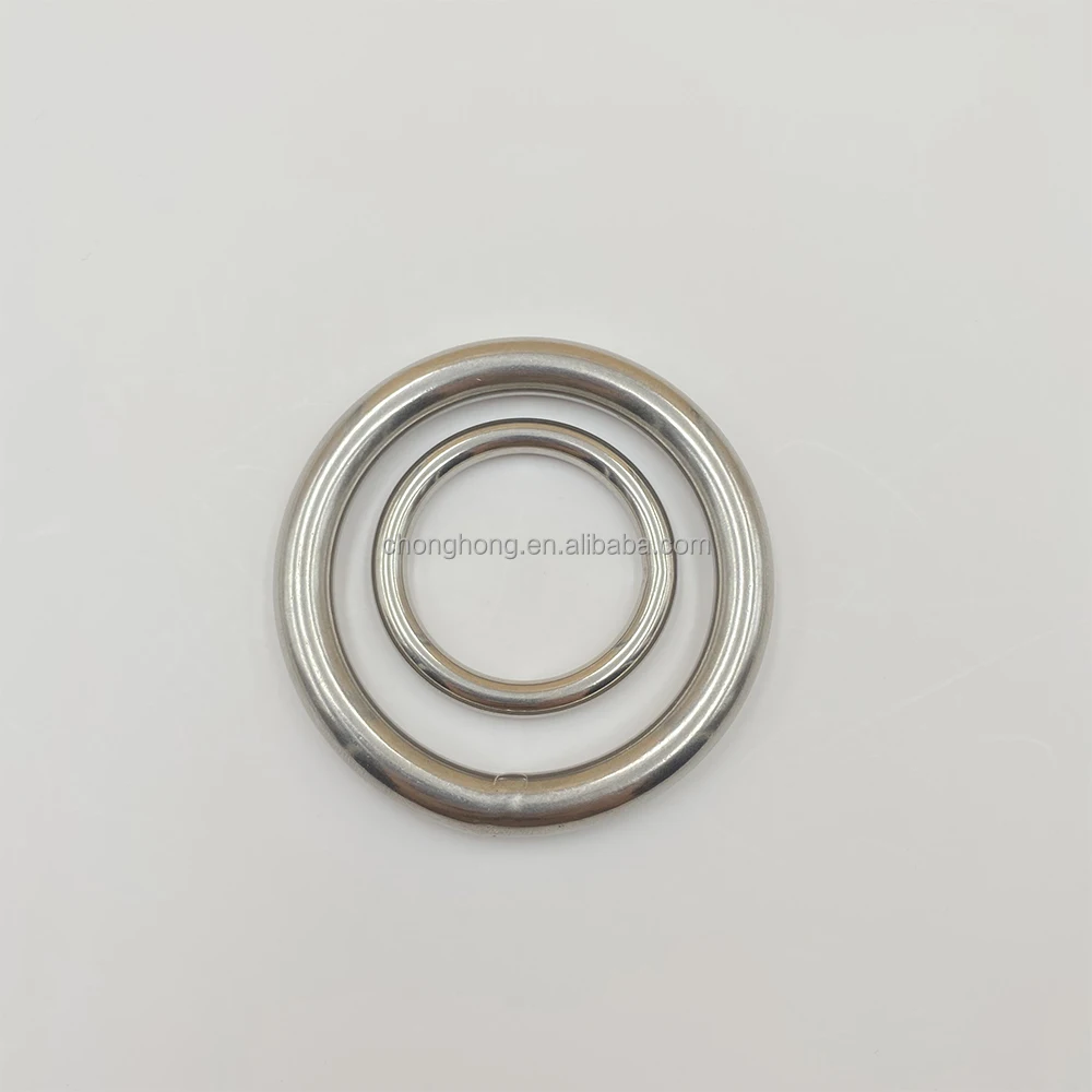 2x Edelstahl D-Ring 40x37 Mm, Geschweißt, Silber ? Produktbild-Vorschau 4