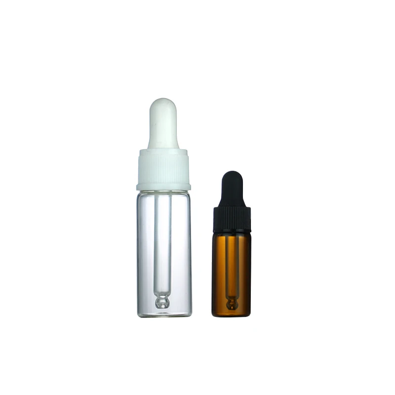 5ml 15ml 20ml 30ml 50ml 100ml Skincare Glass Packaging 10ml Essential Oil Bottles with Dropper Bottle