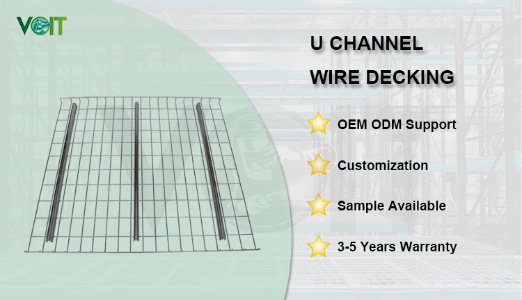 Heavy Duty Pallet Racking Metal Wire Warehouse Deck - Buy Wire ...