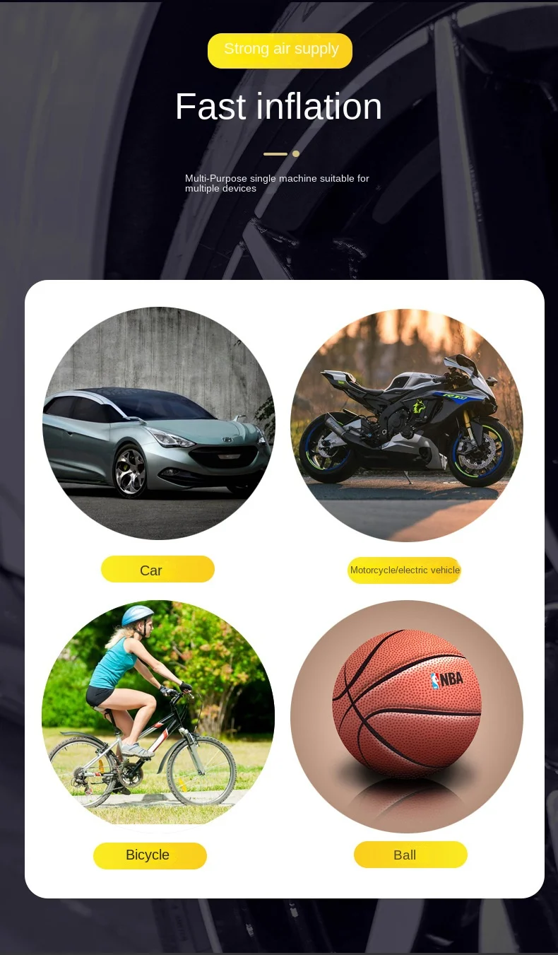 Best Selling Factory Wholesale Air Pump For Car Tires Air Pump Home