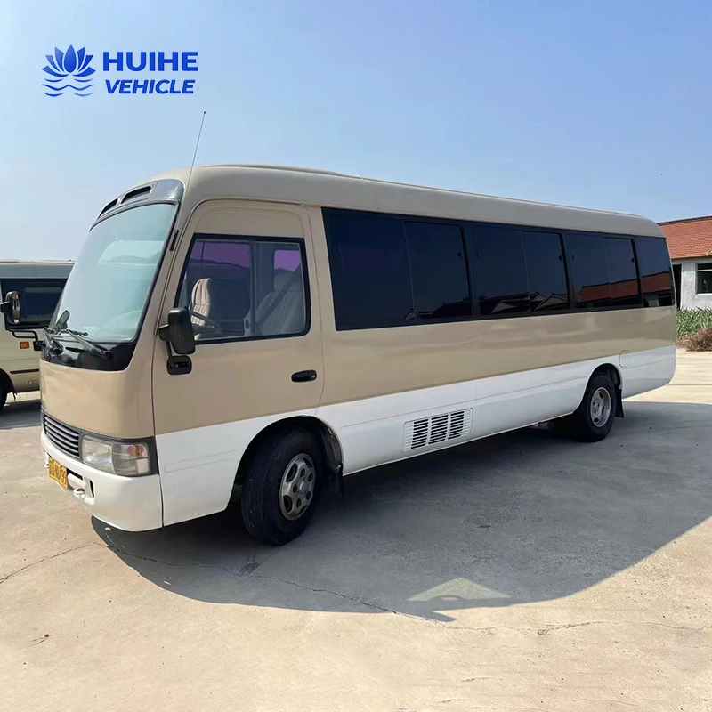 Euro 2 3 4 Used Mini Bus Coaster 30-Seater Diesel Manual Transmission Coster Voiture D'occasion Mini Bus
