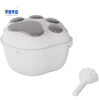 Yoyo Small Plastic Pet Grain Storage Bucket Large Food Sealed And Moisture-proof For Cats Reptiles Lizards Pet Care