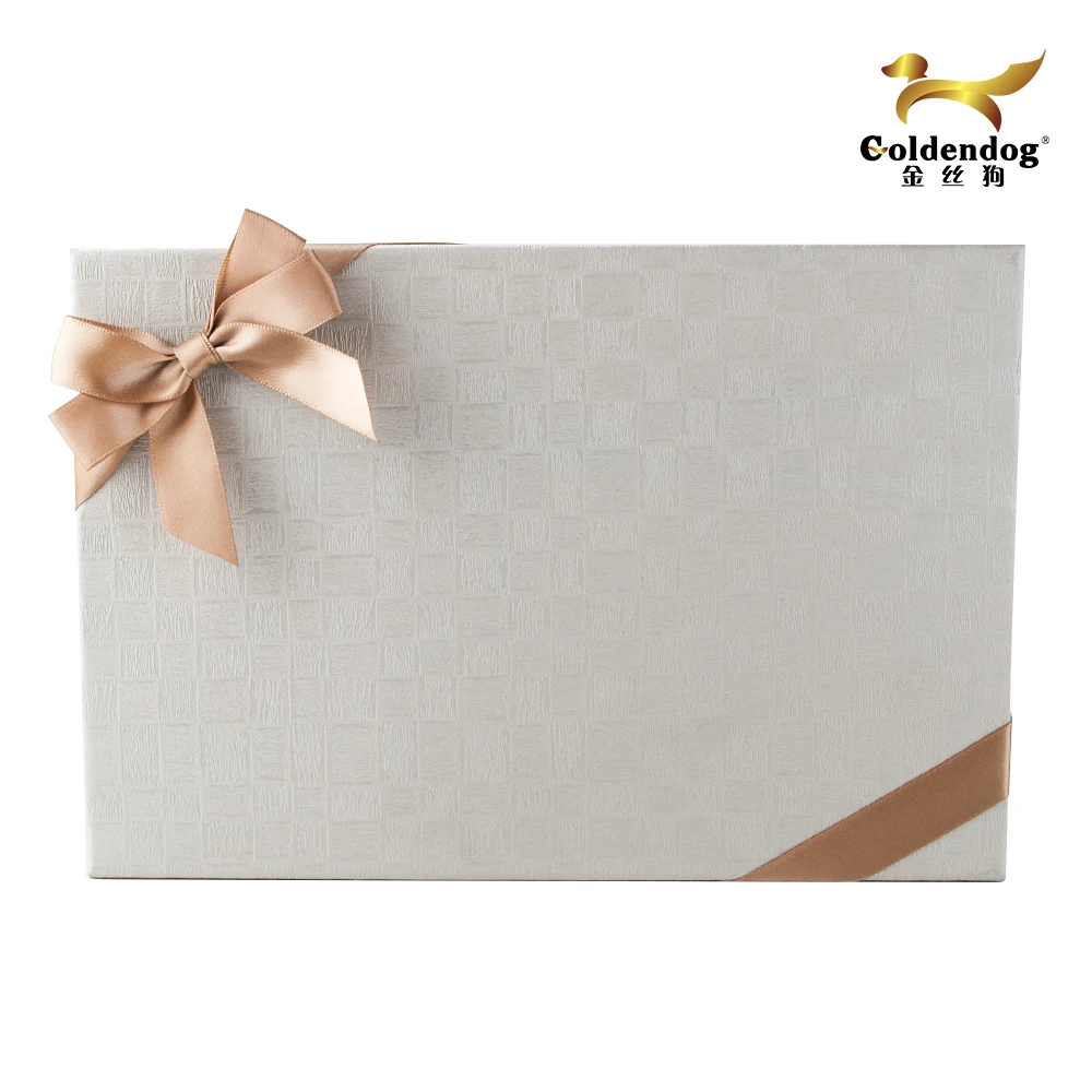 196 Solid Colors or Custom Logo Printed Adjustable Pre-tied Satin Ribbon Bow With Elastic Loop for Gift Box