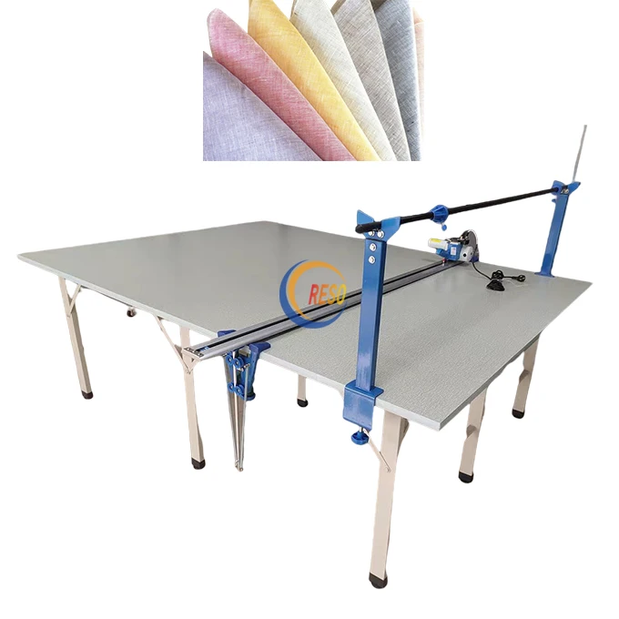 Electric Scissors for Cutting Fabric Roll Fiber Round Knife Cloth End Cutter Cutting Machine
