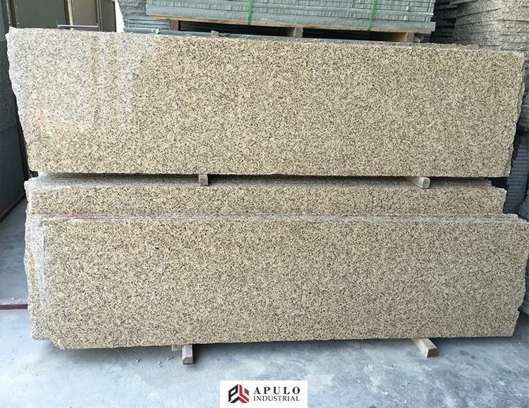 Factory Direct Lowest Price Imperial Giallo Granite Tile Sunset Gold Verdi Ghazal Crystal Yellow Granite Slab