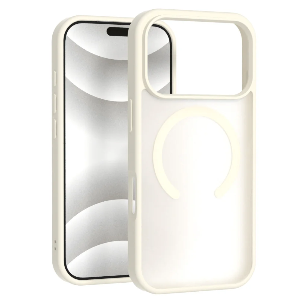 product laudtec frosted clear mobile phone cases for iphone 17 air 16 pro max magnetic charging slim lightweight customized logo sjk1063-6