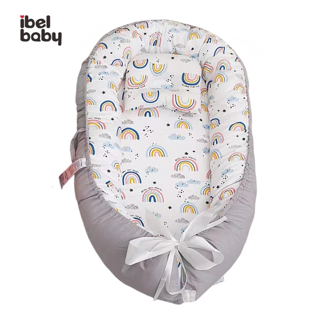 Hot Sale Soft Baby Bedding Set Good Quality New Born Cot Newborn Bed Cover Infant Lounger Nest Cotton Baby Crib With Pillow