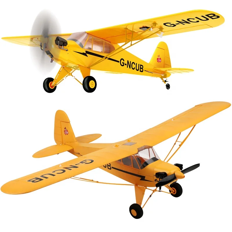 Avião de Acrobacias RC WLtoys A160 J3 Skylark G-NCUB 2.4G 5Ch 3D6G