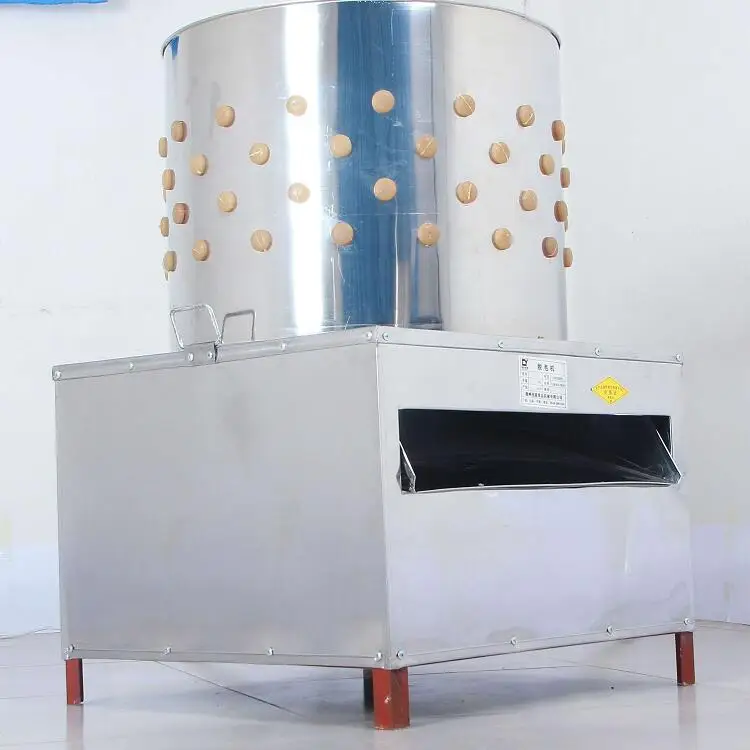 Chicken feather removal machine for small poultry slaughterhouse