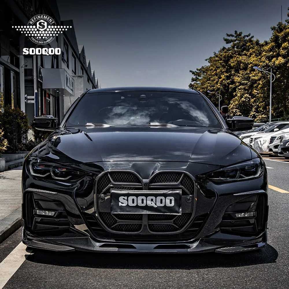 ぽにぽに BMW g22 BMW G22 Body Kit - SOOQOO Style Dry Carbon Fiber Upgrade