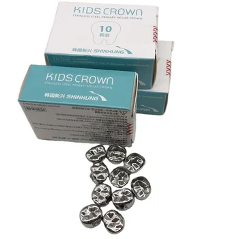 Original Refil Kids Crown Primary Molar Dental Child Stainless Steel Crown