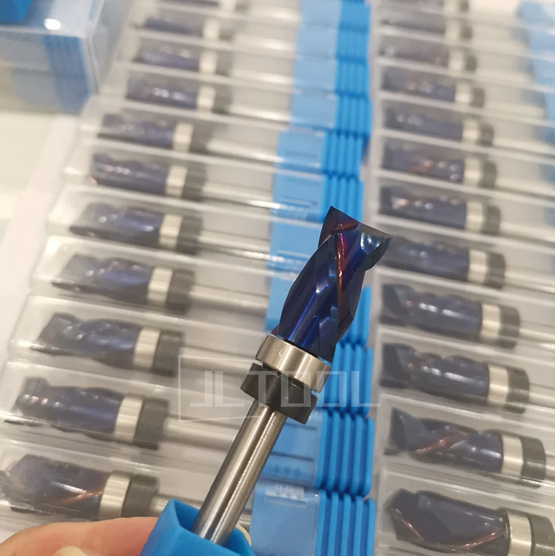 Carbide Compression Router Bit Wood Spiral Router Laminate Trim Flush