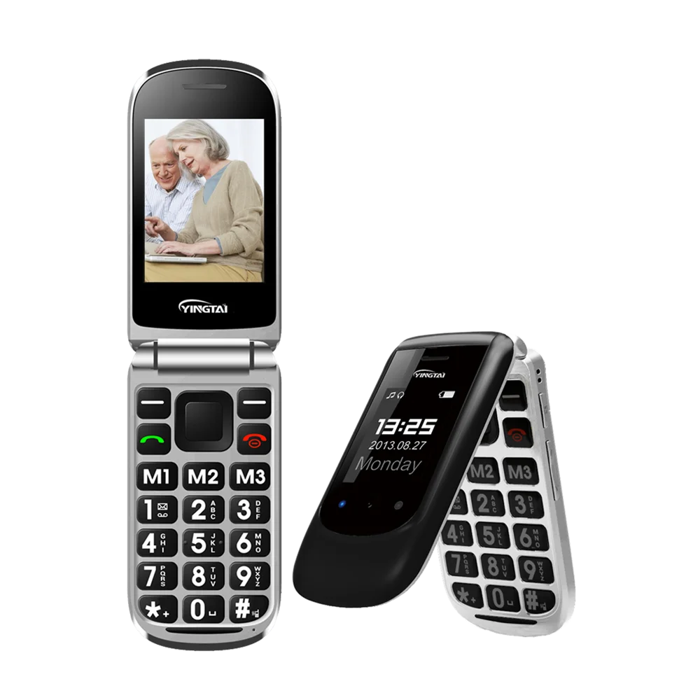 Ying Tai T09 2.4 "+ 1.77" Dual Screen Dual Sim-kaart Qwerty Mobiele Telefoons Flip Gsm Mobiele Telefoon Buy Flip Gsm Telefoon,Qwerty Toetsenbord Flip Mobiele Telefoon,Mobiele Telefoons Flip Telefoon on