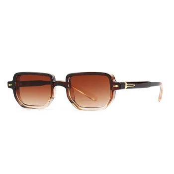 Fashion Retro Sunglasses 2023 Custom Logo Wholesale Sunglasses Hot Sale Square Unisex Sunglasses