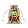 Hemp rope burlap bag-zombie