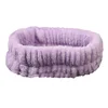 Bandeau pour cheveux uni 3-en-1 - violet